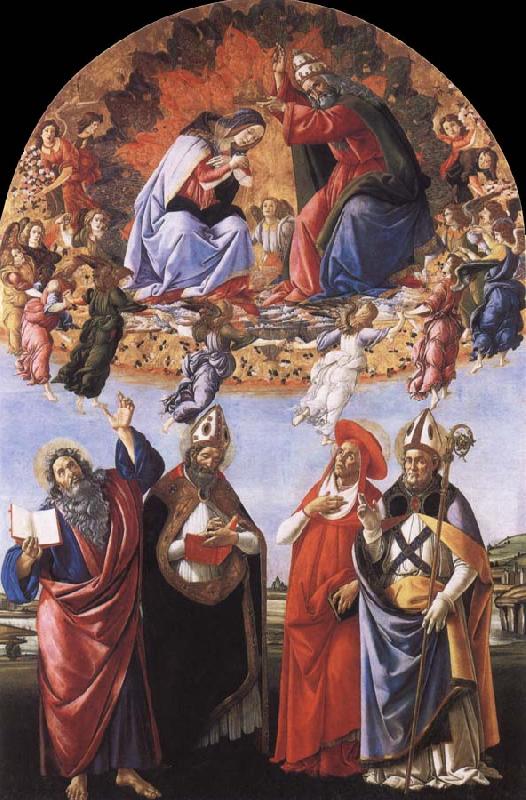 Sandro Botticelli The Coronation of the Virgin